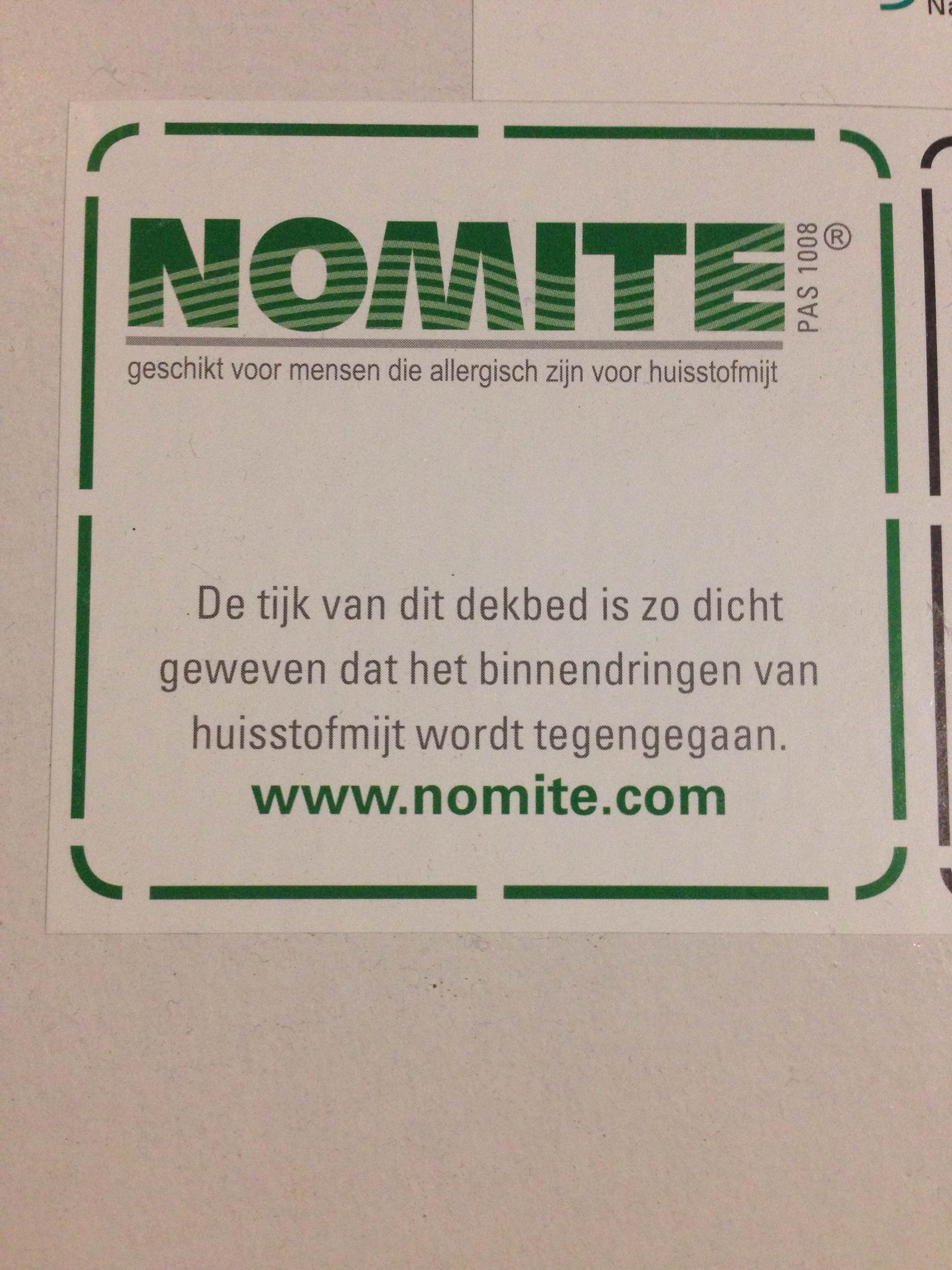 vanavond bekennen betalen Nomite - Het kussen allergie label | Donskussen.nl
