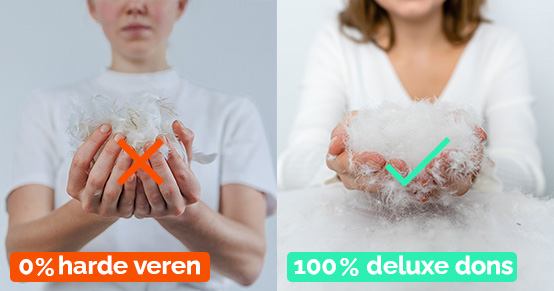 Verhoduing dons veren